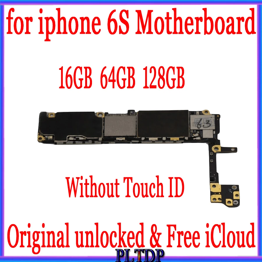 Заводская разблокированная материнская плата для iphone 6S с/без Touch ID 100% оригинал 6s