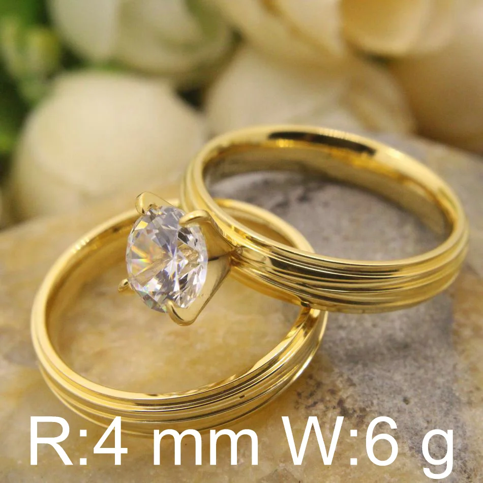 

HOT Selling Accessories Wholesale Newest Fashion Jewelry stainless steel jewelry gold color rings RFFDALGP