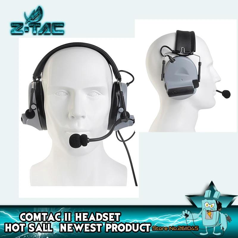 

Z Tactical peltor Comtac II headphones softair tactical headset Active Noise Canceling Airsoft headphones for shooting Z041 SG