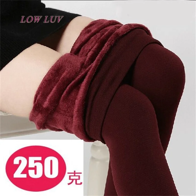 

High Elastic Waist Winter Plus Velvet Thicken Women's Leggings Warm Pants Good Quality Cashmere Thick Trousers Female zh123