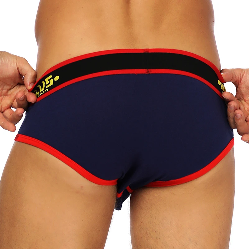 ORLVS сексуальное мужское нижнее белье Cueca Masculina Slip Мужское мужские трусы из хлопка