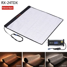 Falconeyes rx-24tdx квадратный rollable ткань LED заполнить свет лампы Studio Видео Освещение Панель 150 Вт Би-Цвет 3000 К-5600 К cri95