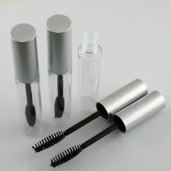 

1/5pcs 10ml Empty Eyelashes Tube Mascara Tube Vials Bottle with Silver Lid Refillable Bottles Kit Tool Fashionable