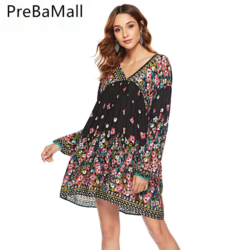 

New Style Print Maternity Dresses Fashion Retro Dress Clothes for Pregnant Women Europe America Pregnancy dress Clothing B0594