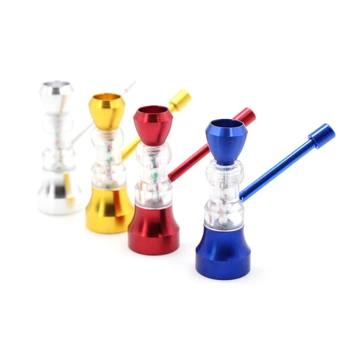 

New metal creative assembly of acrylic tobacco pipe, fashionable small removable pipe, multi-color optional, free delivery