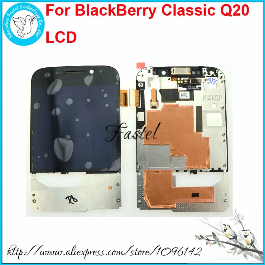 For BlackBerry Classic Q20 New Original BLACK Mobile phone Full Complete LCD Display +Touchscreen Digitizer + tools
