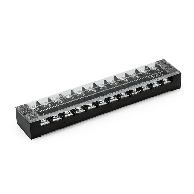 Двухрядный 660 V 100A 12 положения винтовой распределительный блок питания шины бар Клеммная колодка+ Клеммная колодка полосы Набор для автоматический Морской Компас