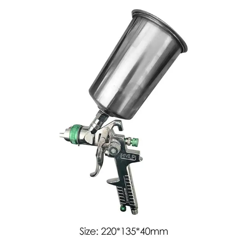 1,5/2,5 мм сопло 400/1000 мл экологически чистый HVLP распылитель для краски Автомобильная мебель пистолет-распылитель
