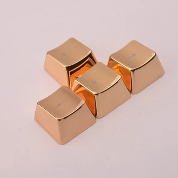 

Metal Keycaps Golden Arrow/Direction keys/WASD/QWER/ASDF Keycaps For Cherry MX Switches Mechanical Keyboard Keycaps
