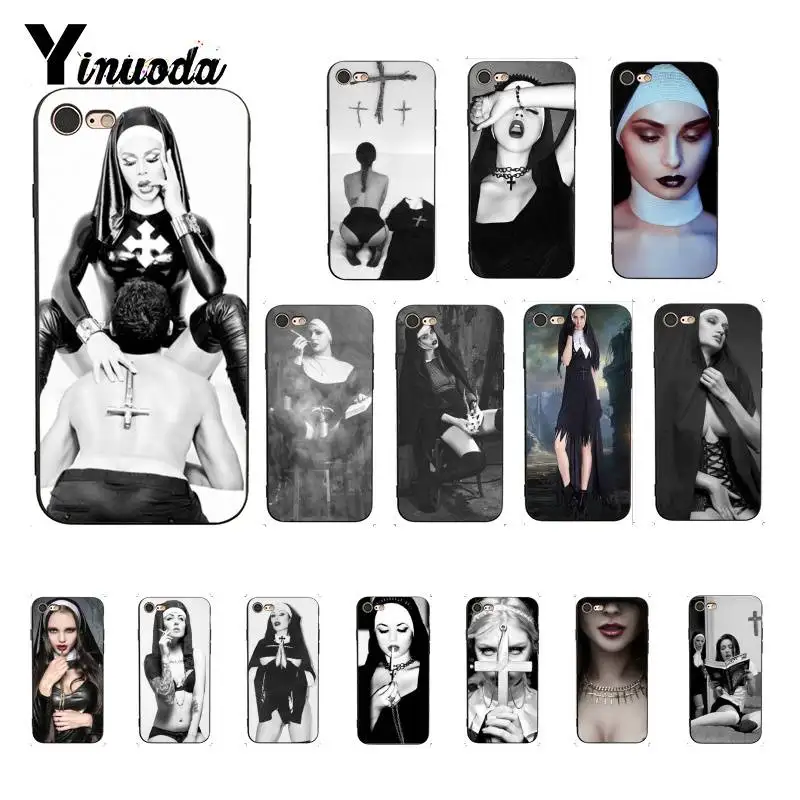 Yinuoda Sister Style Nun Sexy Girl роскошный высококачественный чехол для телефона iPhone X XS MAX 6 6S 7