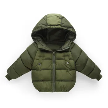 

girls coats kids boys clothes autumn/winter children's thick hooded cotton outerwear fashion baby boys jacket cotton clothing