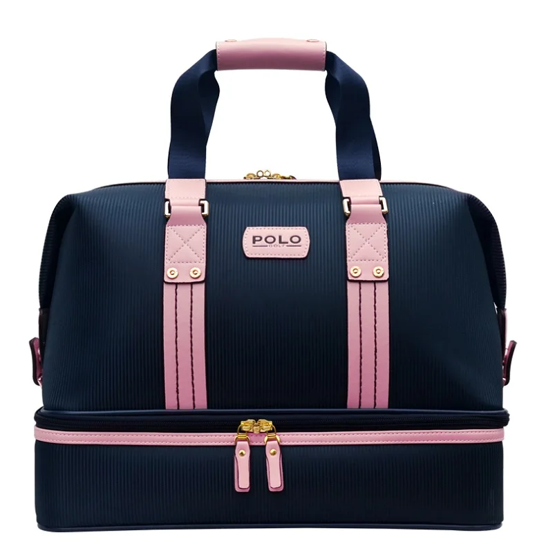 

Authentic POLO Brand Double Clothing Shoes Bag Big Golf Apparel Travel Bag Bolsas Zapatos Double Garment High-capacity Package