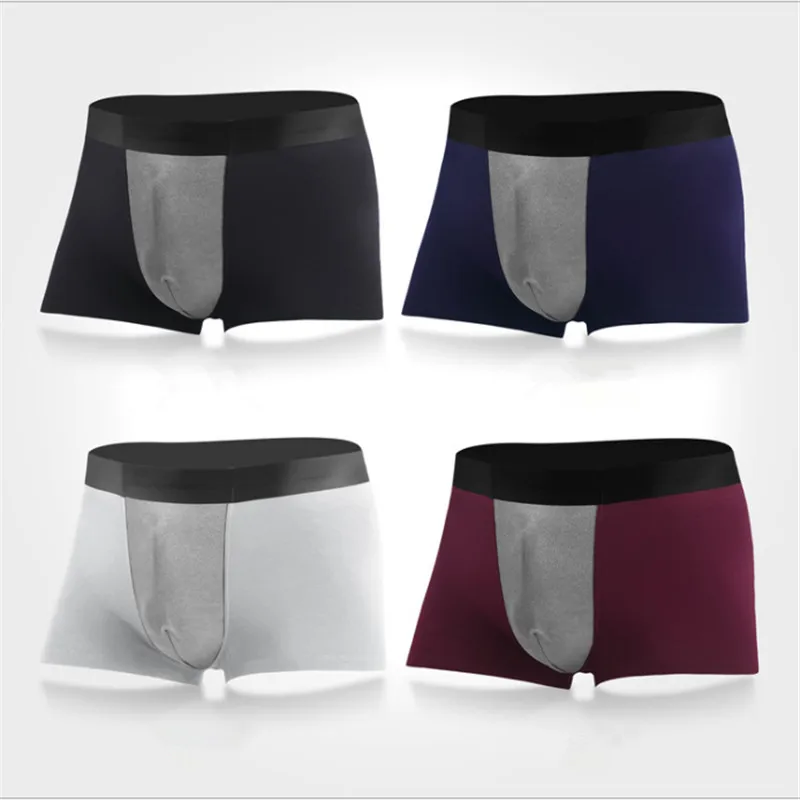 

New Arrival Silver Fibre Radiation-proof Underpant Mens Comfortable Moda Modal Fabric Male Traceless Underwear