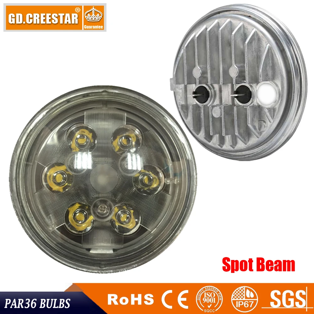 Online PAR36 LED Landung Licht Flugzeug 12 V 24 V IP68 6 leds 18W führte arbeit lichter Landschaft vorne scheinwerfer für Traktor lichter x1pc