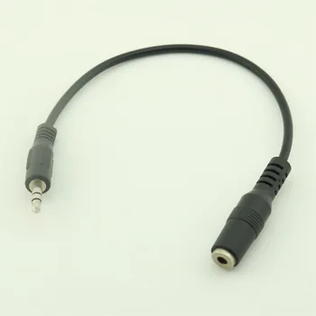 

1pcs 3.5mm 3 Pole Male to Female Headphone Earphone Audio Adapter Extension Cable 1FT