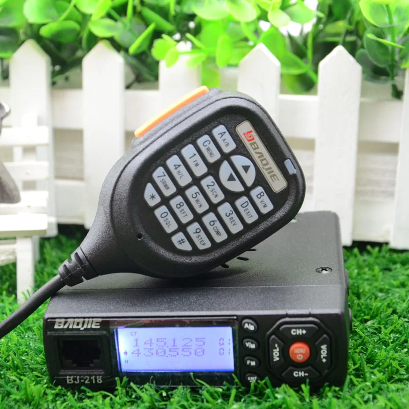 

Baojie BJ-218 Auto Mini Mobile Radio Transceiver 25 W dual band small size car transceiver with accessories