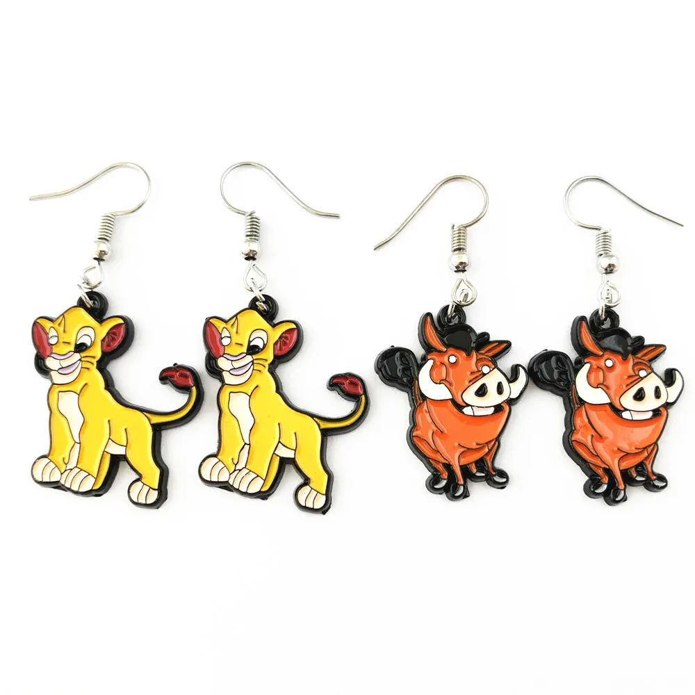 

FANTASY UNIVERSE Freeshipping 20pair a lot The Lion King Earring HRUSAEH01