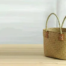 Прямая, винтажная соломенная водонепроницаемая сумка на плечо, женские повседневные сумки для ежедневных покупок, универсальная Высококачественная сумка Dames Tassen