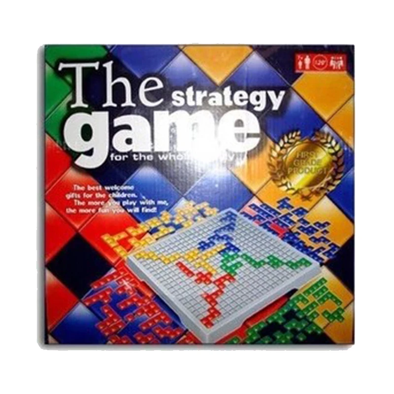 Feliz Navidad! Blokus juegos de mesa para familia Board game Blokus juego de estrategia 4 jugadores / Si está dañado, reemplazo gratis