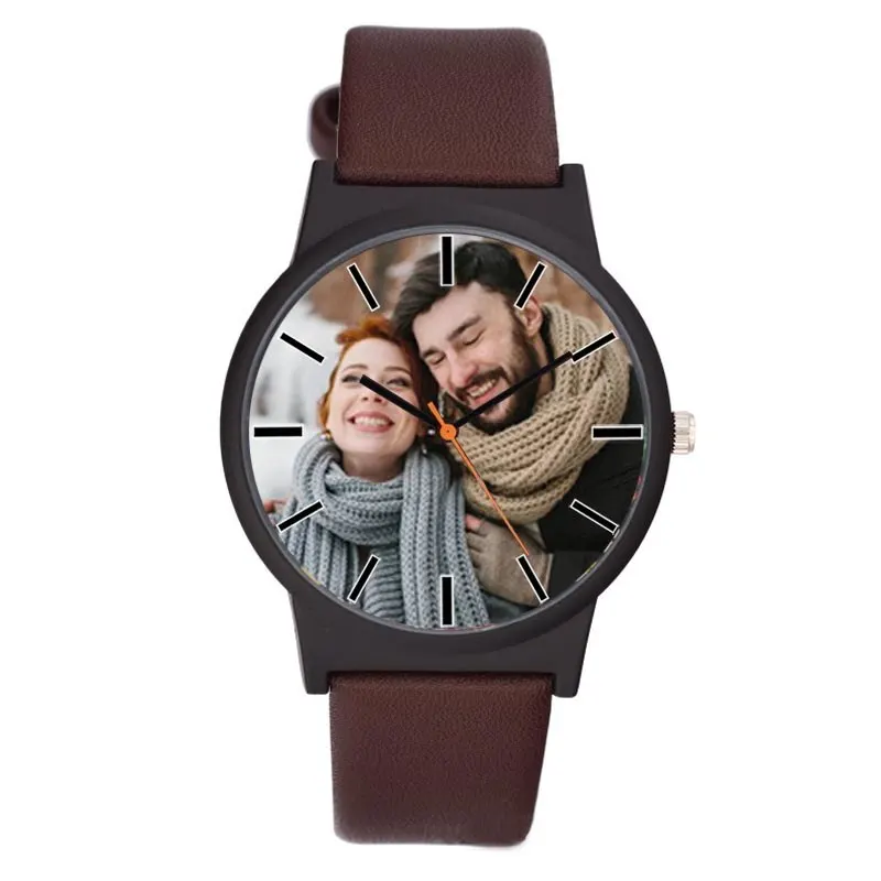 

A3307 Customized Watch for Girl friend Boyfriend Birthday Gift for Lovers Image Text Name Personalizable Wristwatch