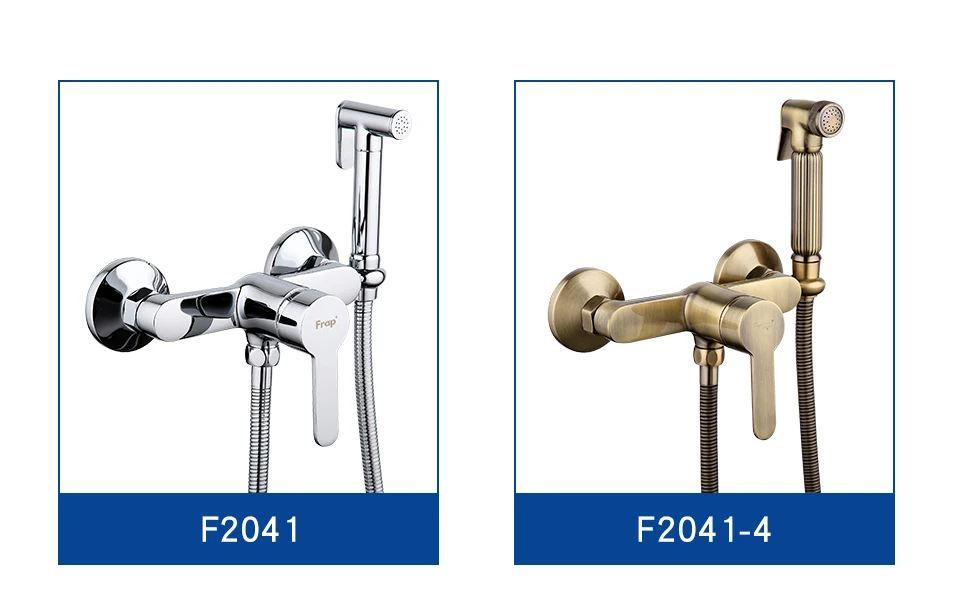 FRAP Bidets 3 color brass bathroom shower tap bidet toilet sprayer bidet mixer ducha higienica toilet faucet hygienic shower