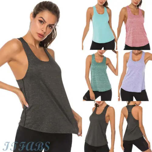 

2019 Sexy Yoga Shirt Women Sport Tank Top Fitness Gym Running Yoga Jogging Vest Activewear Quick Drying Shirt
