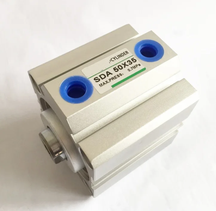 

Bore size 100mm*80mm Stroke SDA Mini Electric Double Acting Compact Pneumatic Air Cylinder