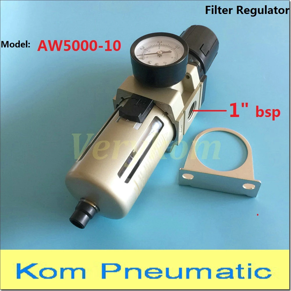 Fevas 1 pcs SMC Series Pneumatic Combinations AW5000-10 1 Filter and Regulator 