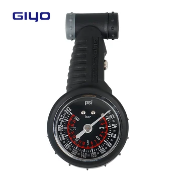 

Giyo 260PSI 18bar Bicycle Tire Air Pressure Gauge Bike Inflation Air Meter Barometer Double Valves Fits Presta Schrader GG-02