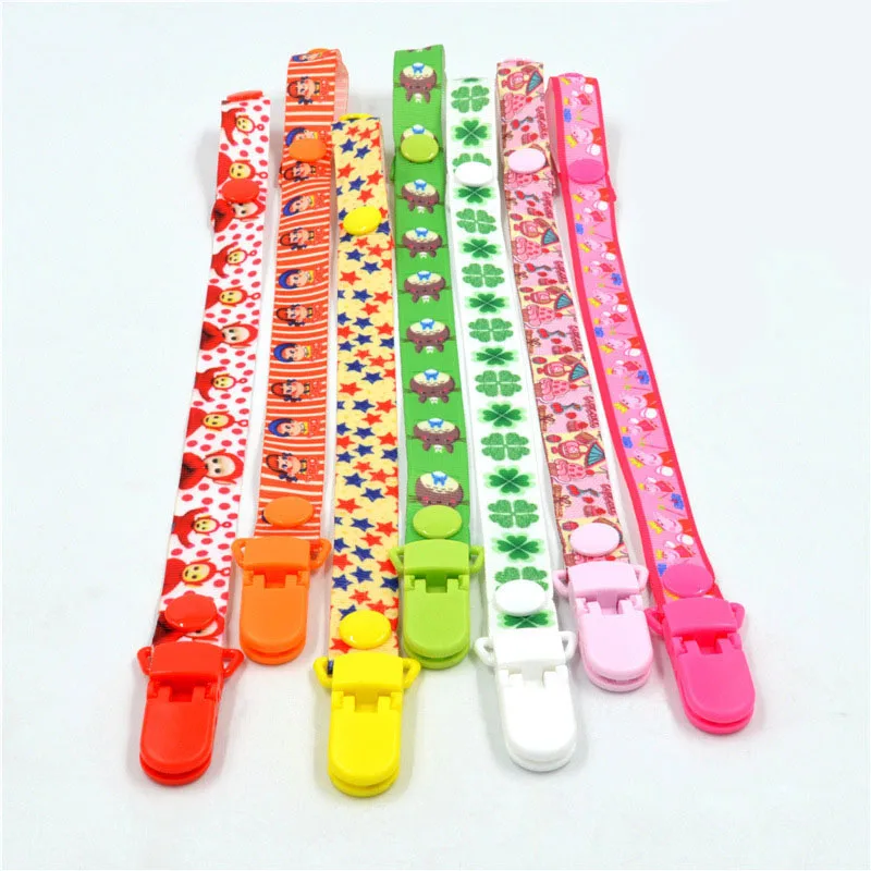 Baby chain pacifier clip Pacifier Chain clip for Babies Teat Holders Baby Pacifiers Clips for Dummy Pacifier Clip B0636