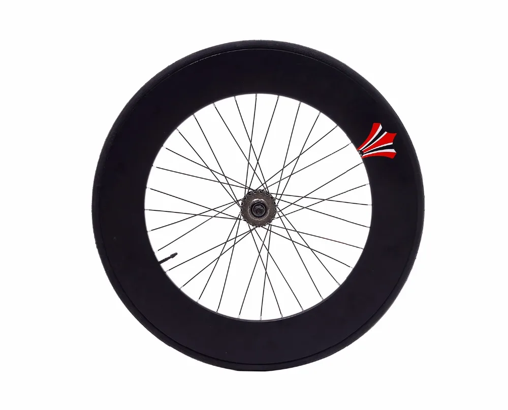Fixed Gear wheel 90mm rim 70mm aluminum alloy flip-flop wheelset road bike wheelset fixie bike wheelset with tires Fixed Gear wheel 90mm rim 70mm aluminum alloy flip-flop wheelset road bike wheelset fixie bike wheelset with tires