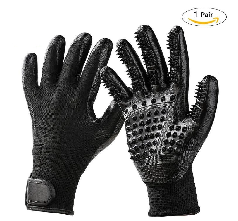 

Silicone Pet brush Glove Deshedding Furmins Efficient Grooming Cat Glove Dog Pet Cleaning Supplies Pet Glove Dog Accessories