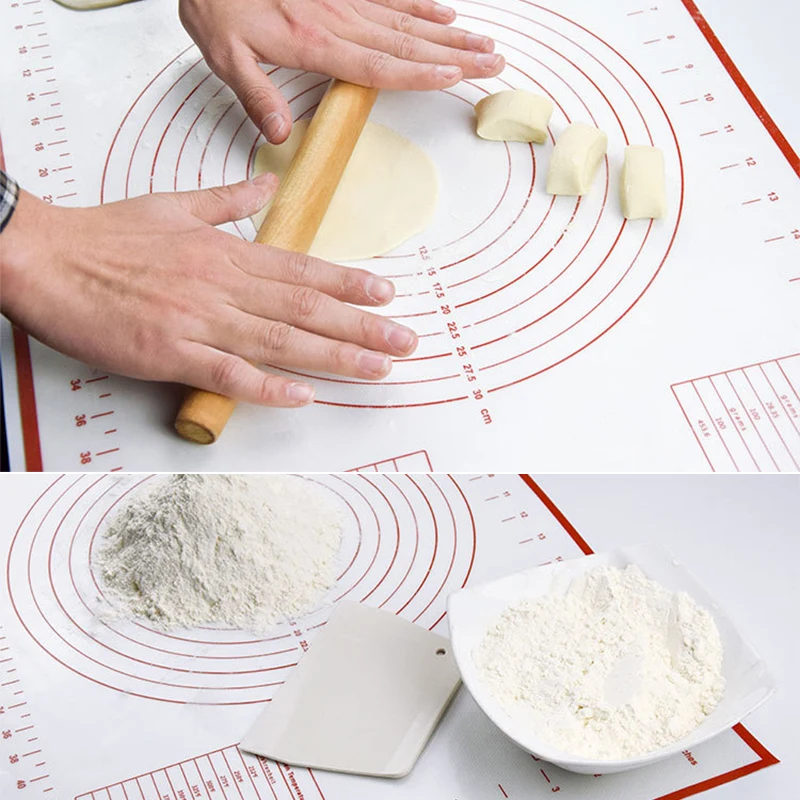 

Baking Kneading Pad Silicone Pad Large Chopping Board Face Thickening Baking Kneading Mat Pastry Non-Stick Padly Kitchen Tools