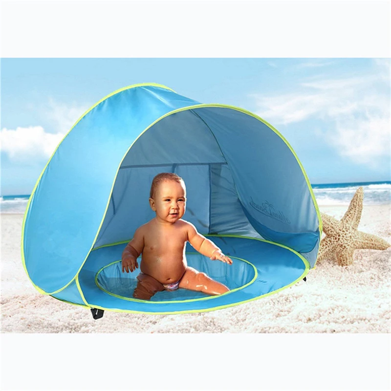 

Tent For Kids Baby Outdoor Indoor Beach Waterproof Teepee Tipi Toys For Children Wigwam Sun Protection Swimming Pool Play Tent