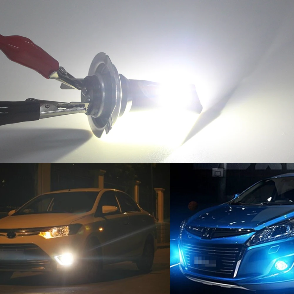 DXZ 1X светодиодные противотуманные фары H7 дневные ходовые огни авто светодиодные лампы h7 canbus 1860 6 SMD 12 V Поворот Парковка лампы 6000 k белый вождение
