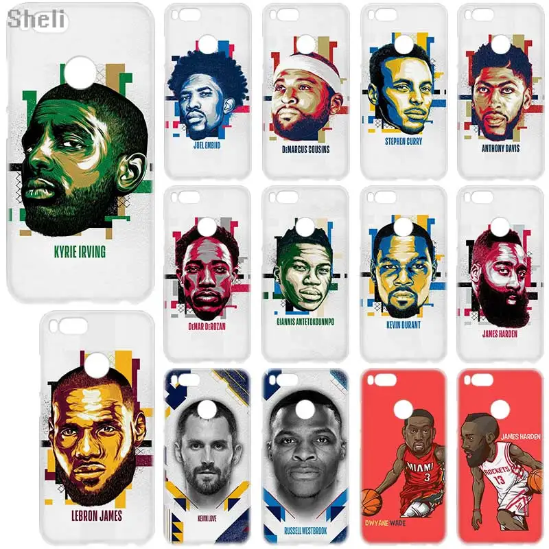 

Sheli Basketball star Hard phone case for Xiaomi 5X A1 redmi note 4x 5A 5 pro redmi 4a 4x 5a 5plus 6a 6pro 9 8 Note7