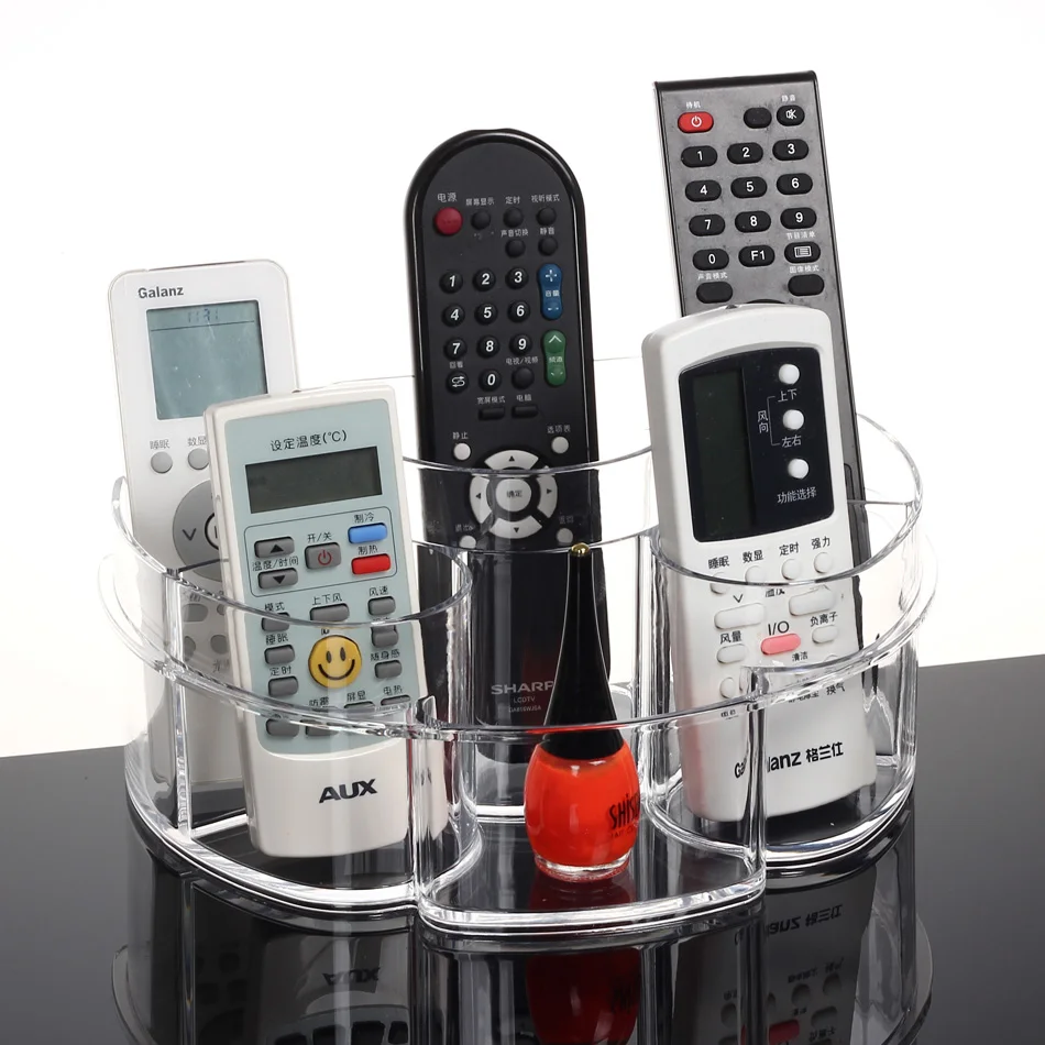 Acrylic desktop box multifunctional mobile phone finishing box hair