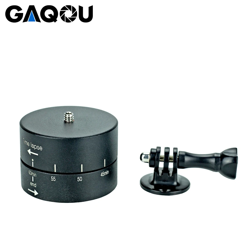 GAQOU CNC все металлические 360 градусов вращающийся Gopro промежуток времени