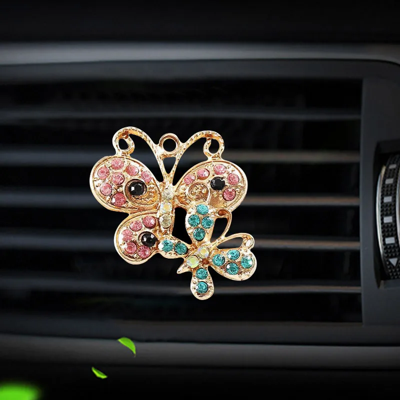 

Butterfly styling car air freshener perfume clip car freshener perfume bottle diffuser automobile air freshener