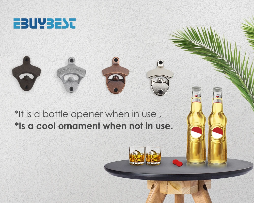 Cast Iron Wall Mount Bottle Opener
