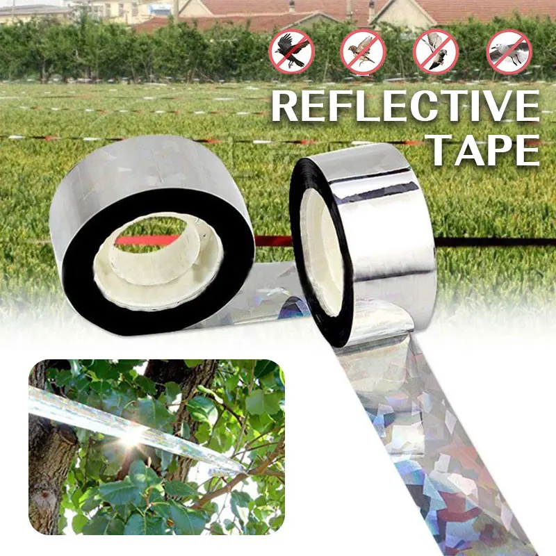 

Anti-Bird Scare Tape Repellent Pigeons Animal Repeller Ribbon Deterrent Tapes