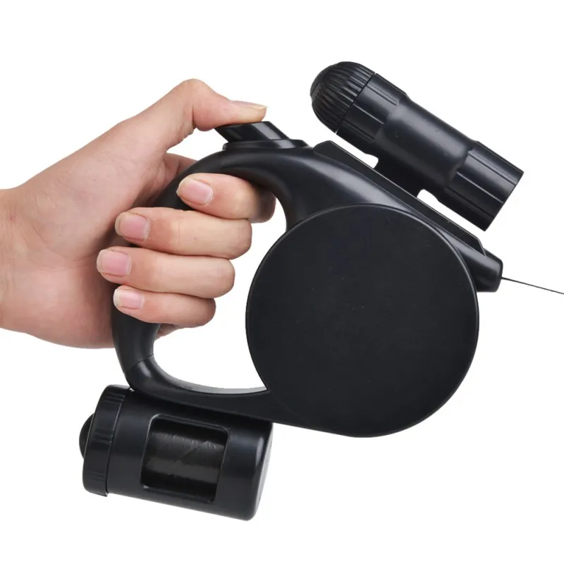 

Automatic Retractable Leash Large Dog Leash Auto Extending Handled Dog Lead Strap 9 LED Flashlight For Pitbull 5M Pulling
