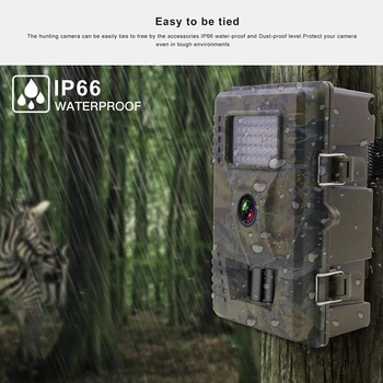 

LCD Game Hunting Camera with 42 Pcs IR LEDs Infrared Night Vision Wildlife Animal Digital Surveillance Waterproof Scouting
