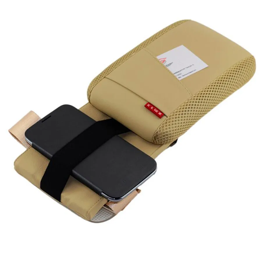 YAQUICKA Beige Auto Car Center Console Armrest Storage Box Elbow Supporting Holder For Universal | Автомобили и мотоциклы