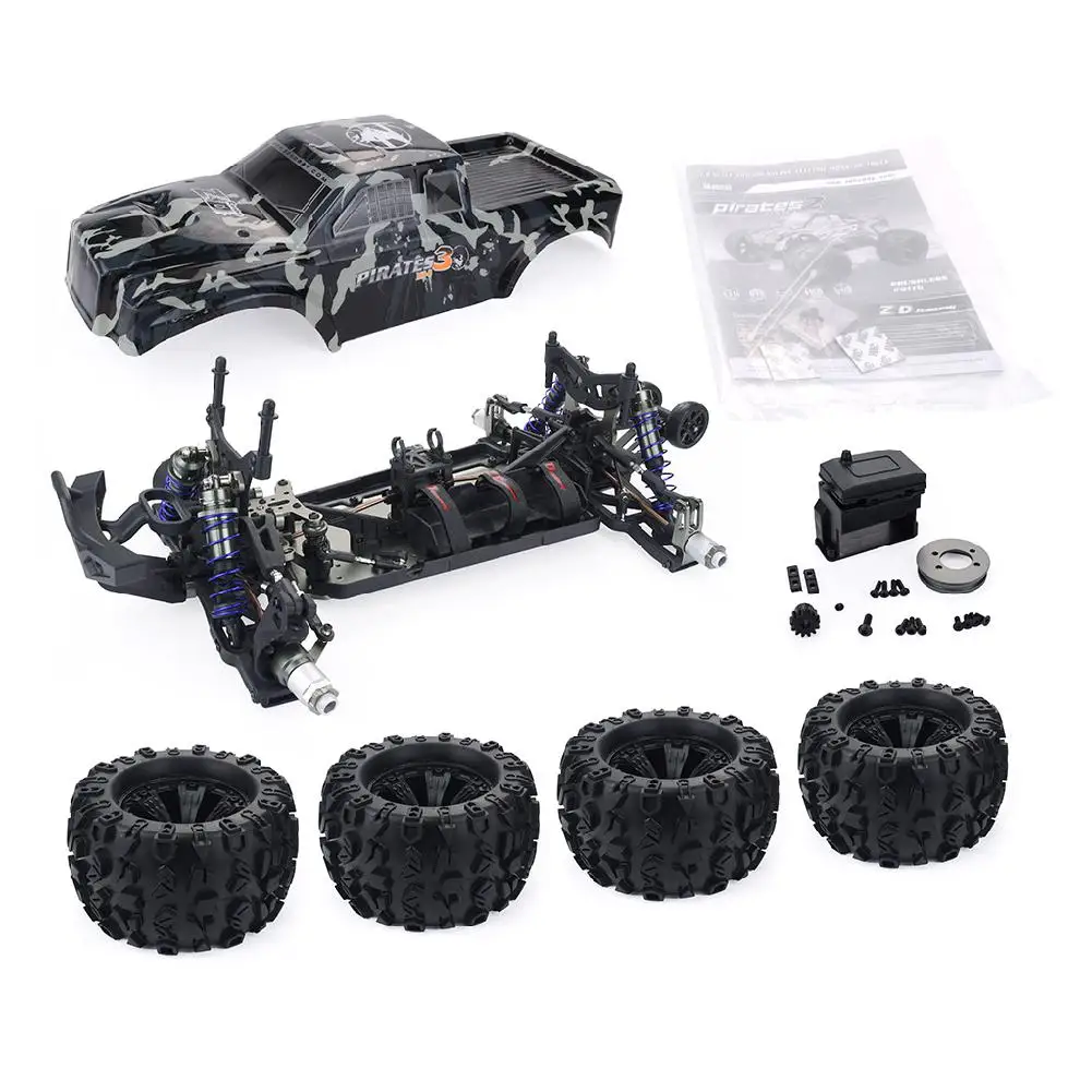 LeadingStar zd Racing MT8 Pirates3 1/8 2,4G 4WD 90 км/ч Электрический бесколлекторный RC автомобиль металлический корпус RTR