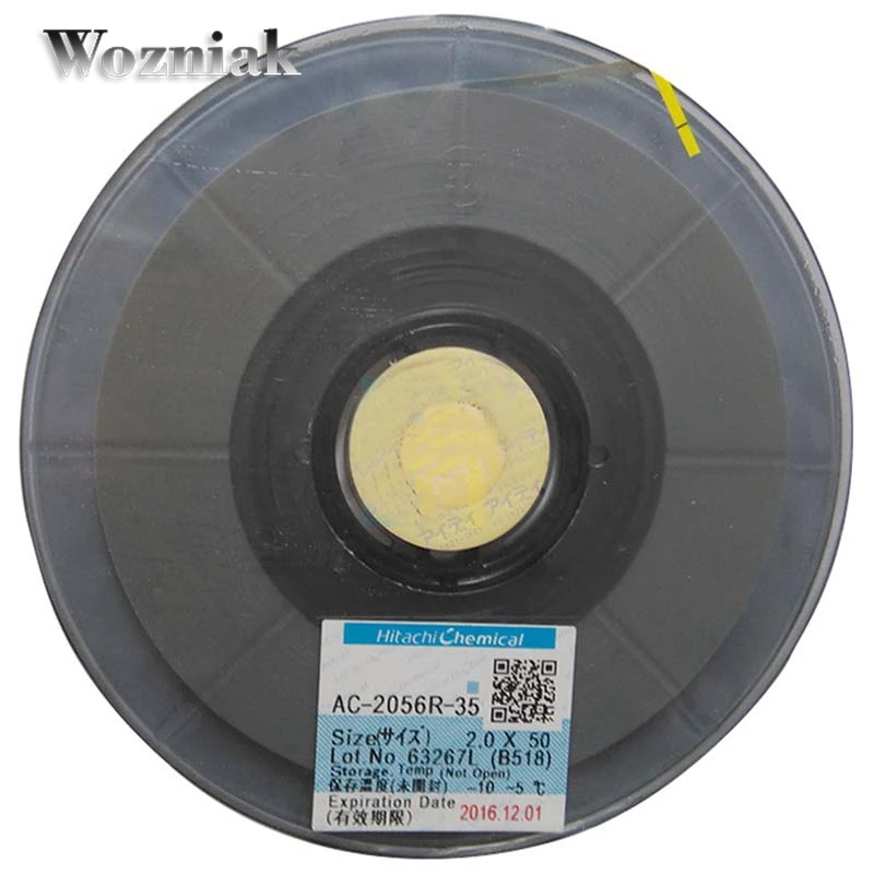 Для Hitachi AC 2056R 35 W2mm L50m ACF проводящей пленки анизотропной проводящий клей для FPC ЖК
