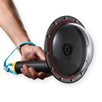 

Water lens hood dome port waterproof sleeve floating trigger dome for GoPro Hero 4 Hero 3 + lens dome cover housing accessories