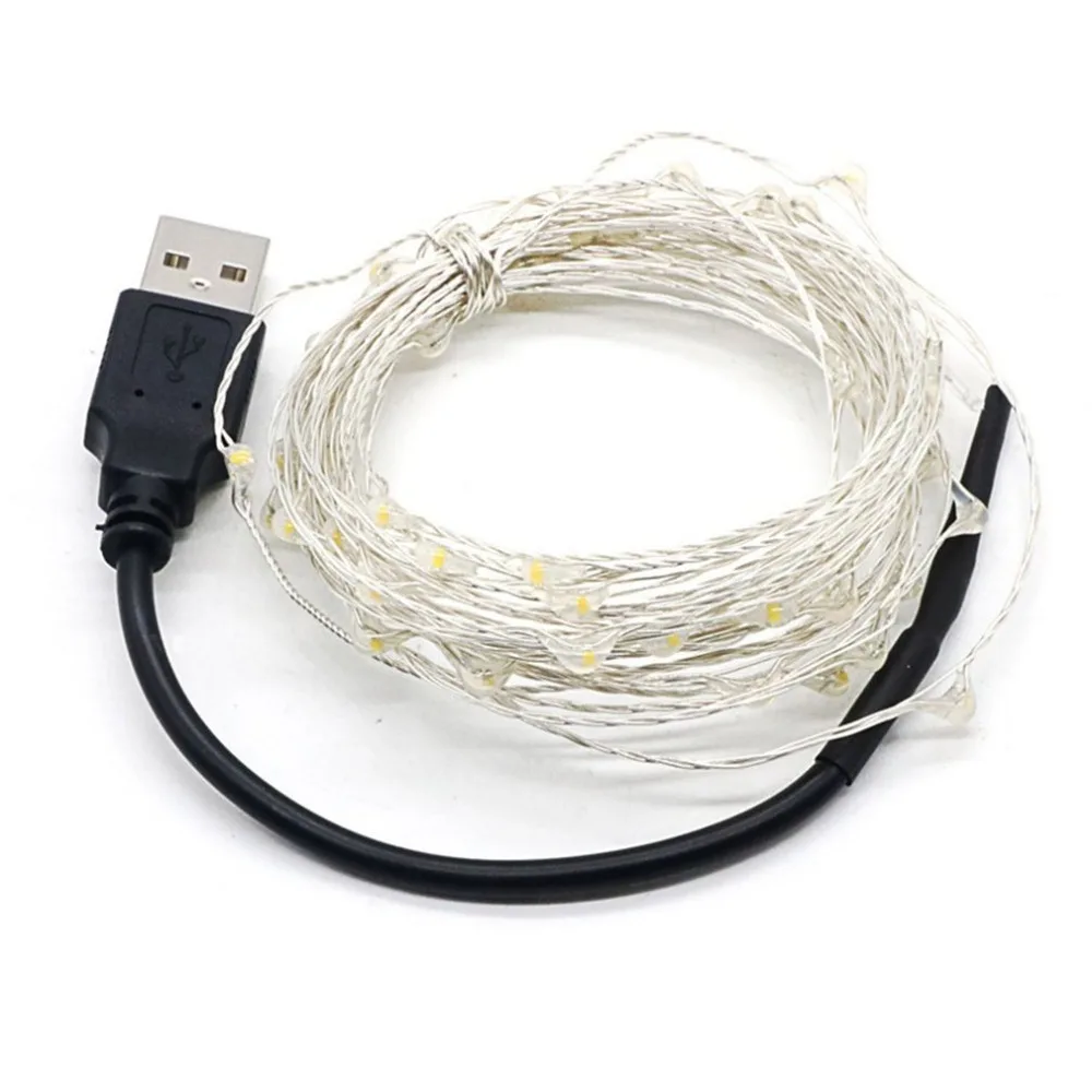 

5 m Usb Led Copper String Lights Room Decoration Flashing Lighting Strings
