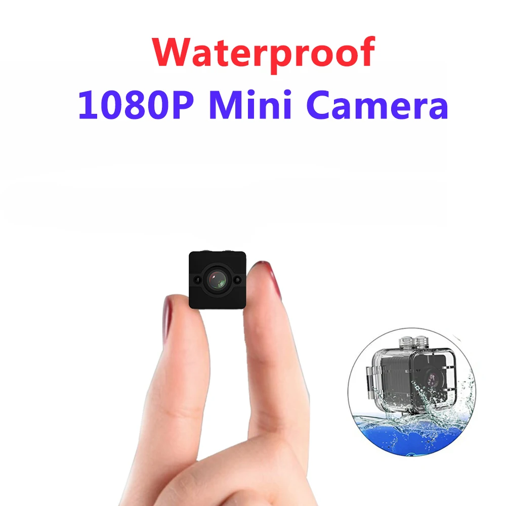 

HD 1080P Mini Camera Covert Body Cam with Night Vision Motion Detection Indoor Outdoor Small Security Waterproof mini Carmera