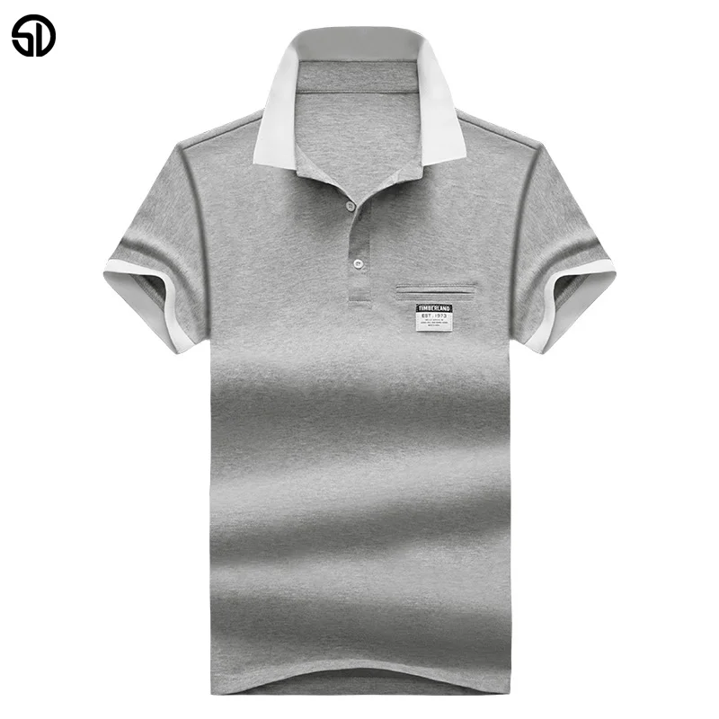 SD Novo Polo Verão Camisa dos homens Sólida Clássico Polos Masculinas
